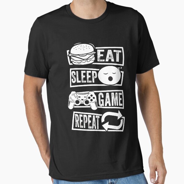 Item preview, Eat Sleep Game Repeat. designed and sold by Majesticoo.