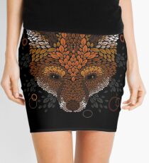 Fox Face Mini Skirt