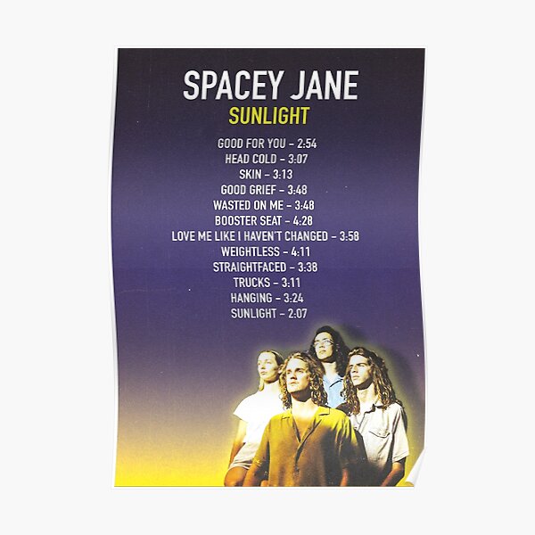 Spacey Jane Sunlight Album Poster
