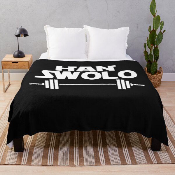 Item preview, Han Swolo Gym Weightlifting Funny designed and sold by ZacharyMarcus.