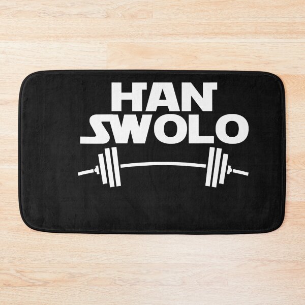 Item preview, Han Swolo Gym Weightlifting Funny designed and sold by ZacharyMarcus.
