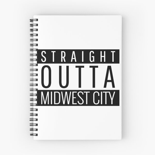 Item preview, Straight Outta Midwest City Oklahoma  designed and sold by Teelogic.