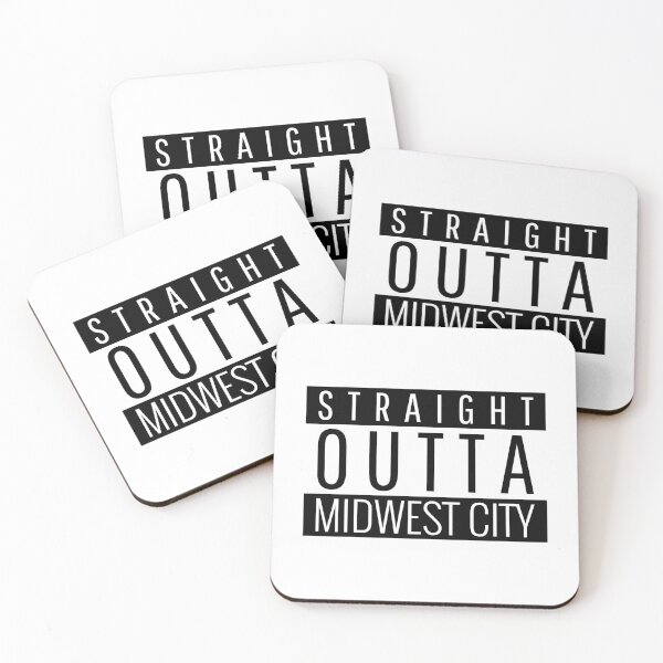 Item preview, Straight Outta Midwest City Oklahoma  designed and sold by Teelogic.