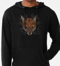 Fuchs Gesicht Leichter Hoodie