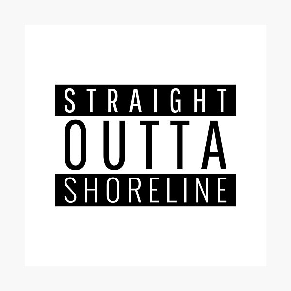 Item preview, Straight Outta Shoreline Washington  designed and sold by Teelogic.