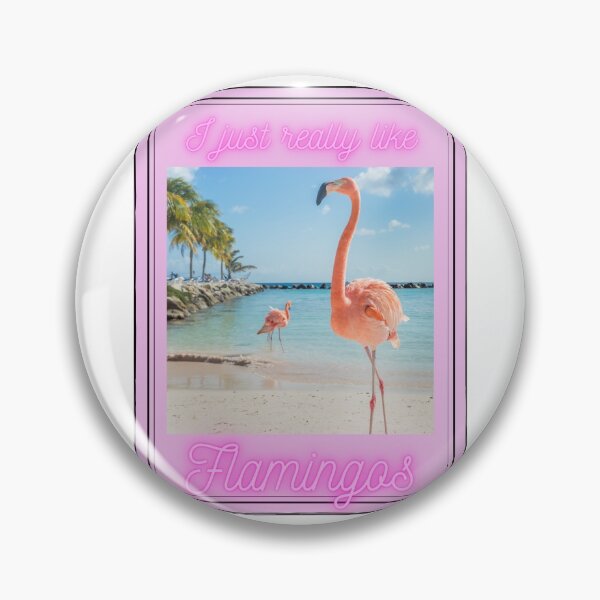 Item preview, Beach flamingos  designed and sold by Nerdycrayon.