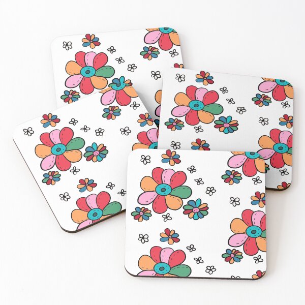 Item preview, Rainbow flower pattern designed and sold by Joey Judd.