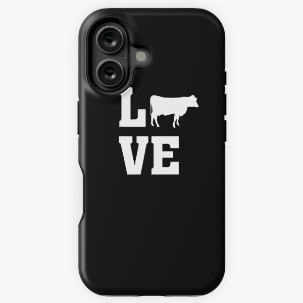 Vista previa del artículo con la obra «Amo las vacas Animal Vaca Vegano», diseñado y vendido por Okunevax.