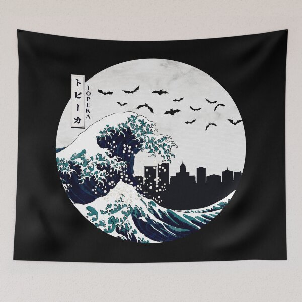 Item preview, Topeka Kanagawa Wave Dark designed and sold by DFerraz.