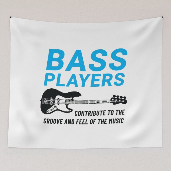 Item preview, Bass Players Contribute to the Groove Bass Guitar Light Theme designed and sold by nightsworthy.