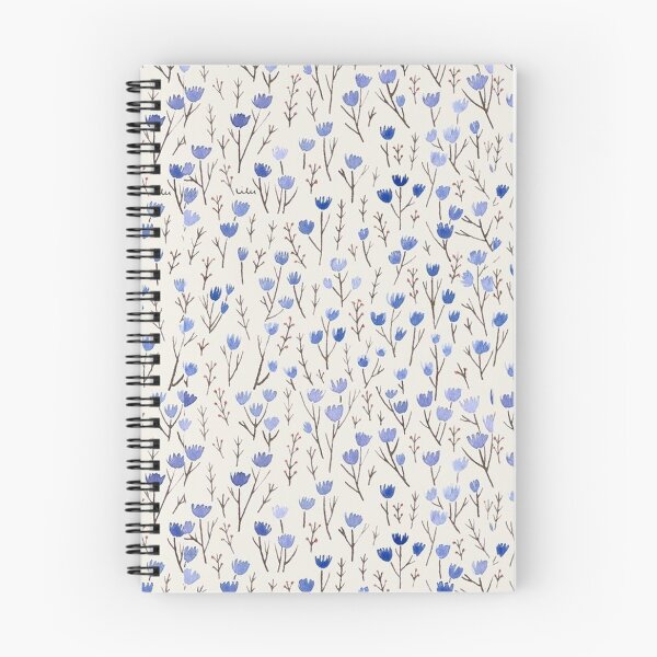 Artikelvorschau, Blaues Blumen-Design entworfen und verkauft von Create-It.