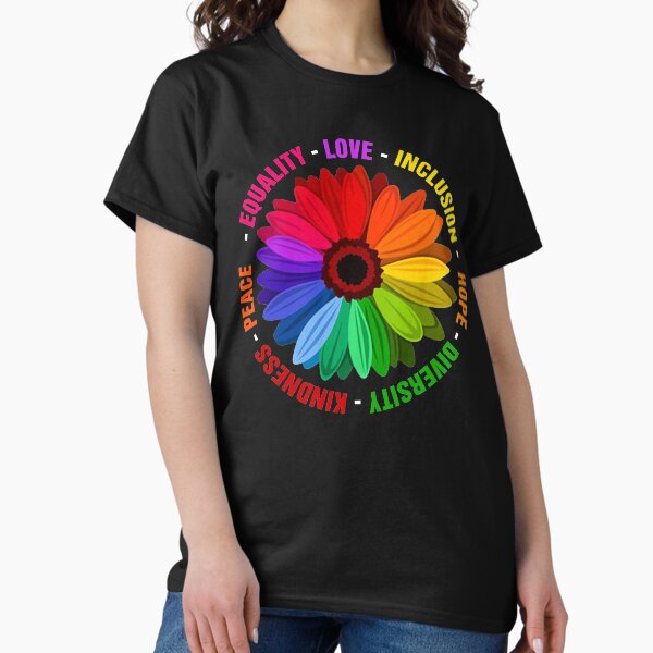 Item preview,  Kindness Peace Equality Love Inclusion Hope Diversity  T Shirt designed and sold by stylepalace.