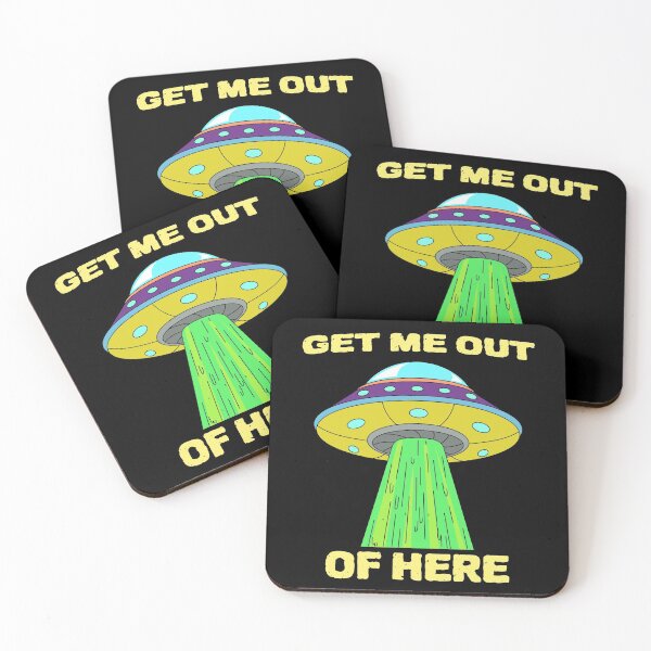 Item preview, UFO Get Me Out Of Here Comics Style designed and sold by adamtepl.