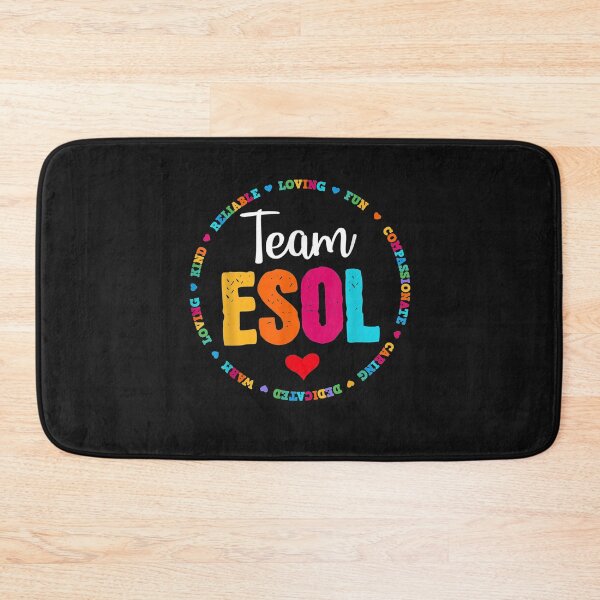 Item preview, Back to school Teachers Crew Students - Team ESOL Teacher T-Shirt designed and sold by Tuckey-Virgin.
