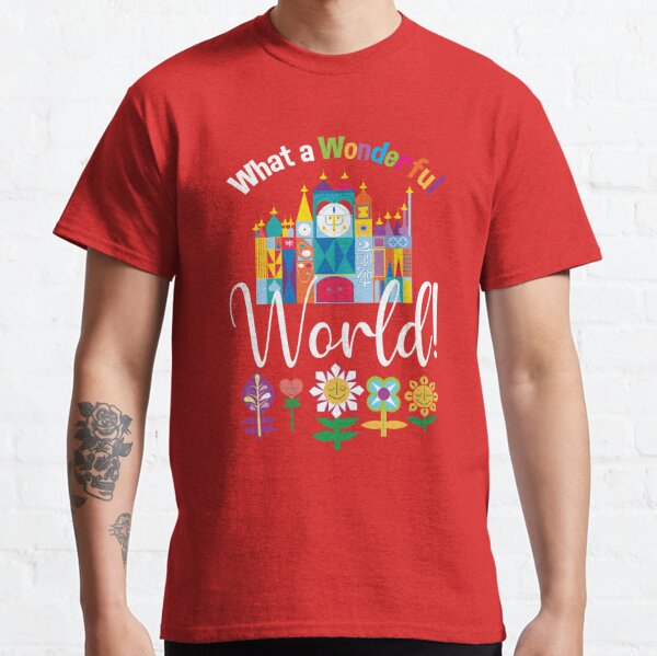 Wonderful World Shirt Louie Armstrong Music Lyric T-shirt 