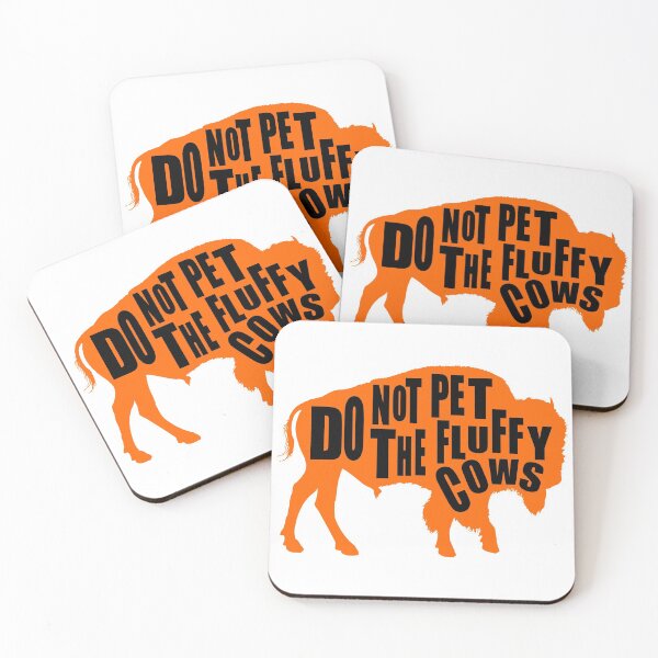 Item preview, Do Not Pet The Fluffy Cows designed and sold by printhappy4you.