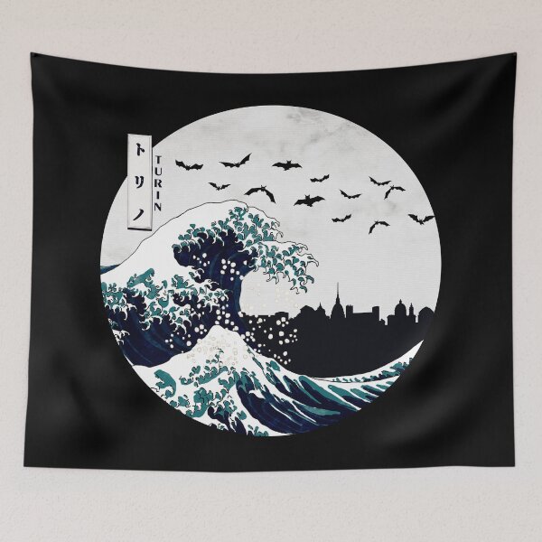 Artikelvorschau, Turin Kanagawa Wave Dark entworfen und verkauft von DFerraz.