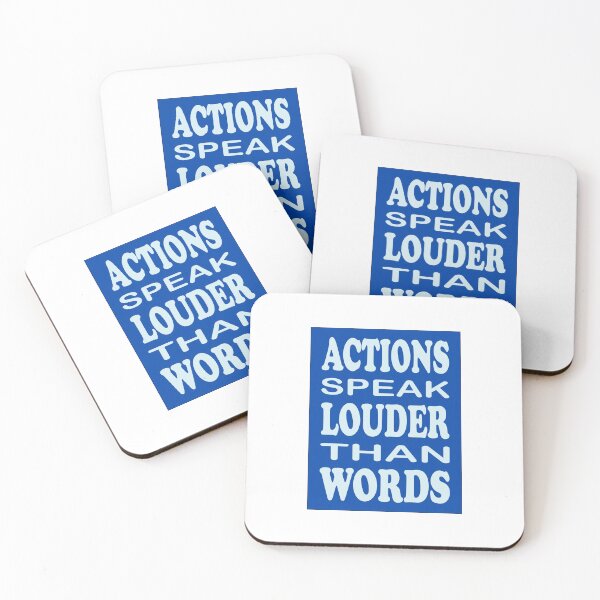 Item preview, Actions speak louder designed and sold by All-Seasons.
