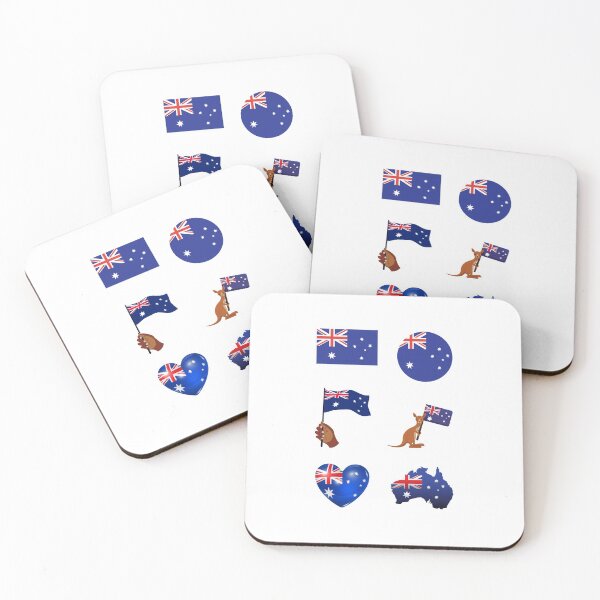 Item preview, Australian flags designed and sold by Ubermorgen.