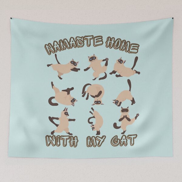 Item preview, Namaste At Home With My Cat designed and sold by Perceptible.
