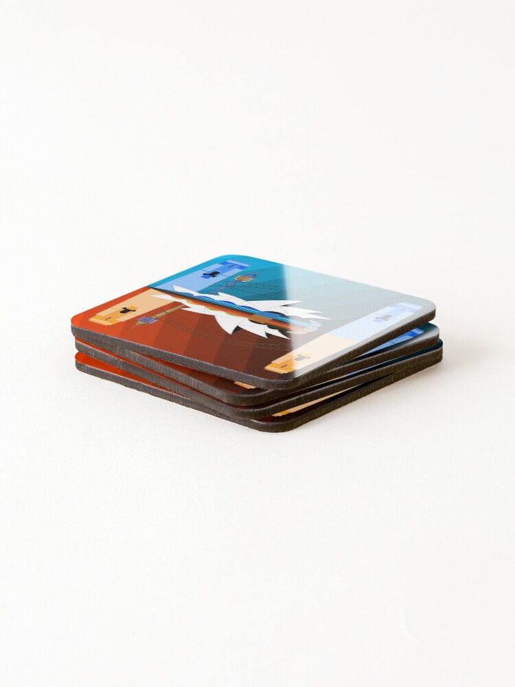 Thumbnail 4 of 5, Coasters (Set of 4), Reflected Opera designed and sold by GrahamColton.