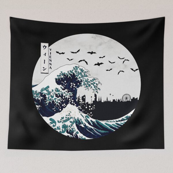 Item preview, Vienna Kanagawa Wave Dark designed and sold by DFerraz.