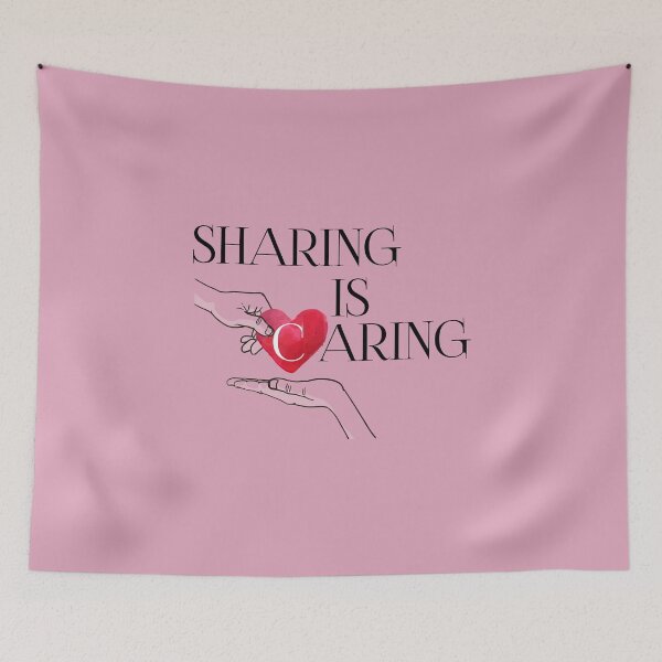 Item preview, Sharing is caring - Care designed and sold by GoodOnDemand.