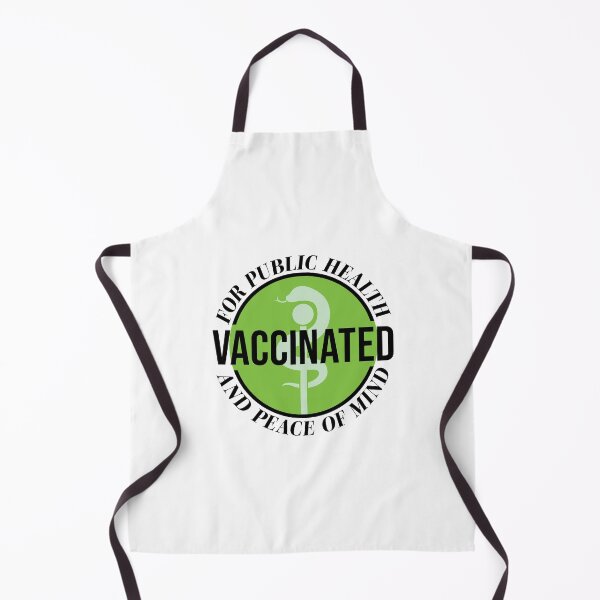 Item preview, Vaccinated - For Public Health and Peace of Mind` designed and sold by OwlishArts.