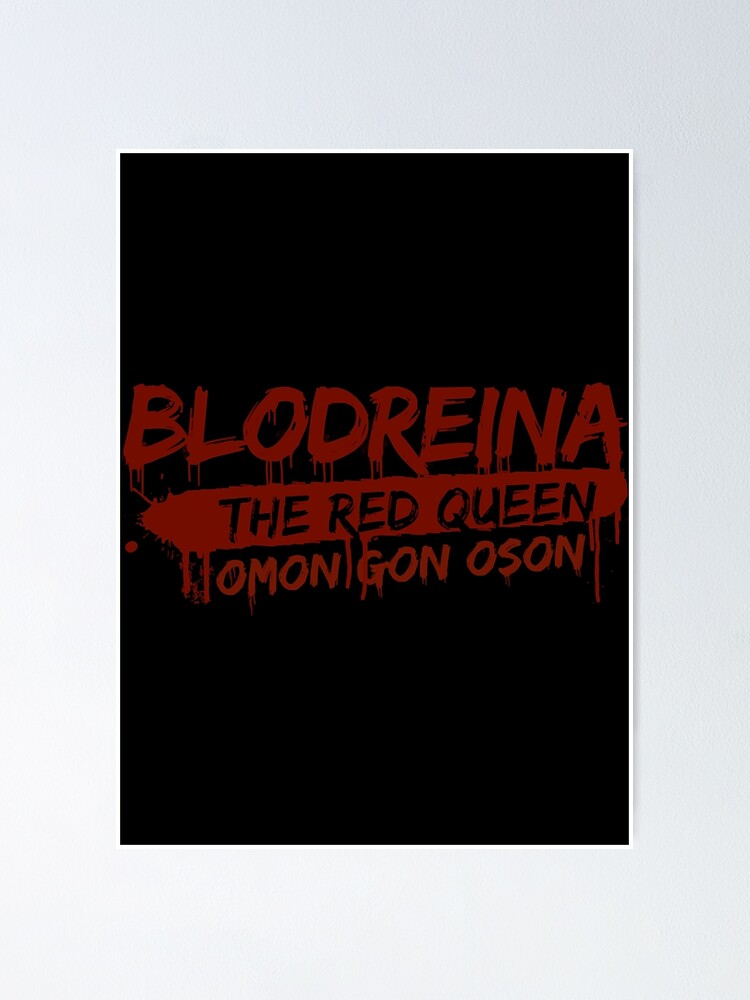 “Blodreina " Poster for Sale by creedanca | Redbubble