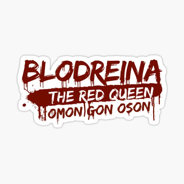 “Blodreina " Sticker for Sale by creedanca | Redbubble