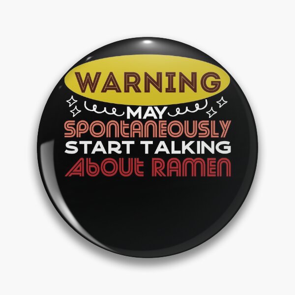 Item preview, Warning  May Spontaneously  Start Talking  About Ramen Gifts  designed and sold by Norstyle.