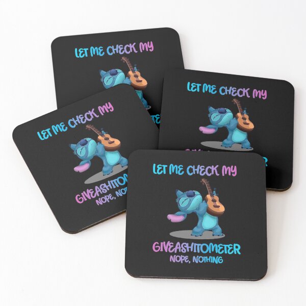 Item preview, Stitch let me check my giveashitometer nope nothing Funny Guitar  designed and sold by sesenlavadie.