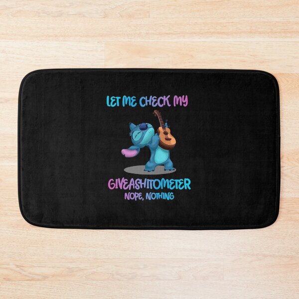 Item preview, Stitch let me check my giveashitometer nope nothing Funny Guitar  designed and sold by sesenlavadie.