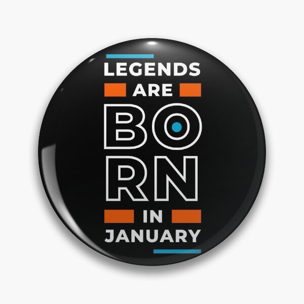 Item preview, Legends are born in January designed and sold by Creatoe.