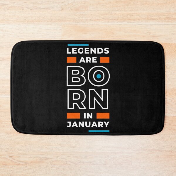 Item preview, Legends are born in January designed and sold by Creatoe.