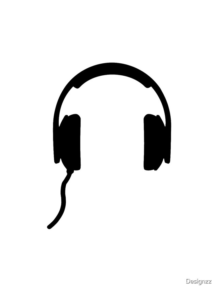 "Headphones symbol" iPhone Case & Cover by Designzz Redbubble