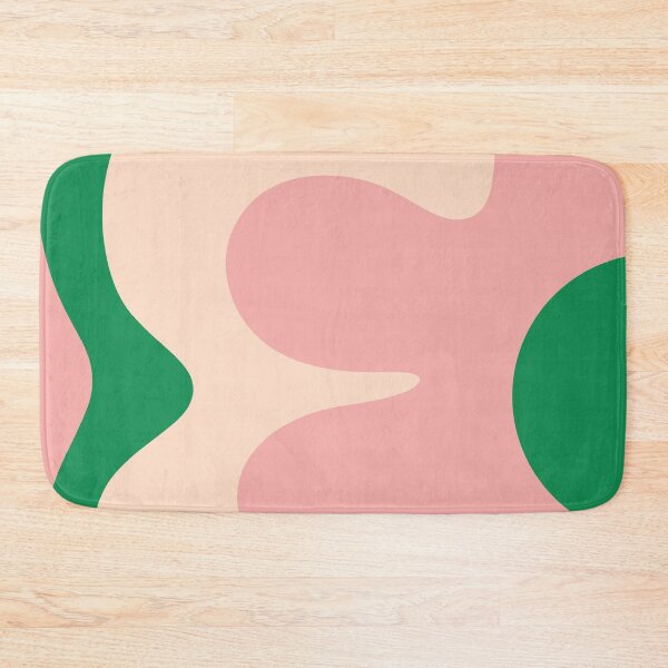Item preview, Happy Flower Retro 60s Vibe Rosa, Rubor, Verde designed and sold by kierkegaard.