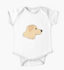 Yellow Labrador One Piece - Short Sleeve