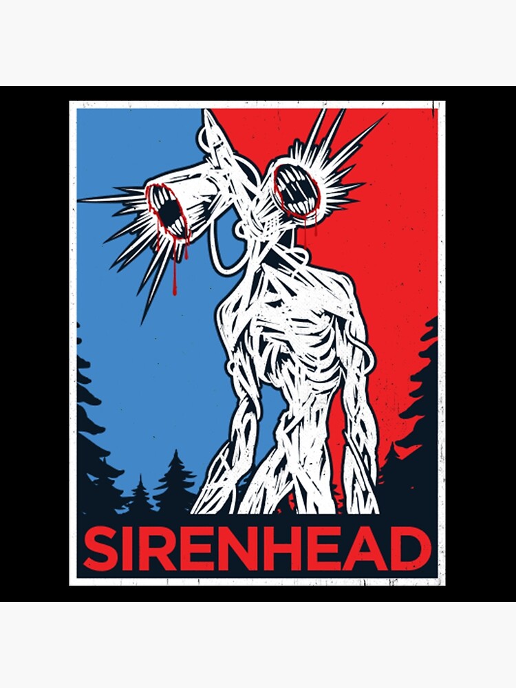 Siren Head Horror stic Art Board Print for Sale by Retryticall