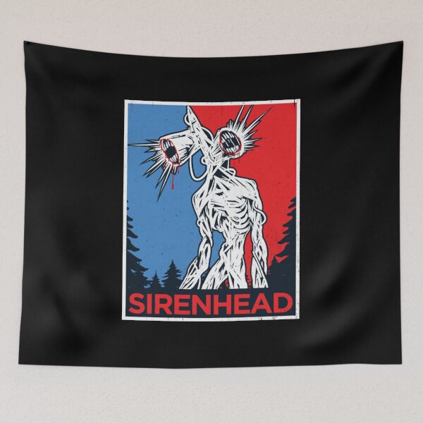 Item preview, Scary Siren Head creature vintage meme character designed and sold by AquaCeus751.