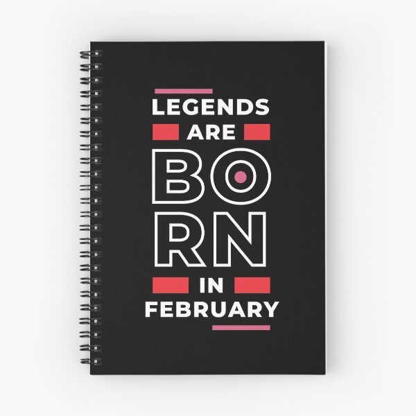 Item preview, Legends are born in February designed and sold by Creatoe.