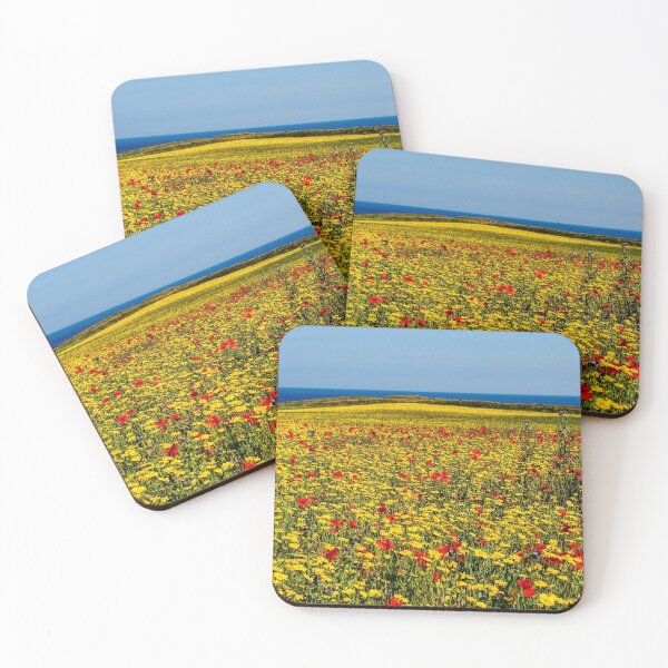 Item preview, A host of poppies and marigolds designed and sold by kathleenjean.