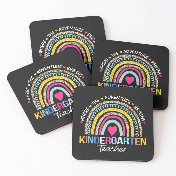 Item preview, Leopard Rainbow Kindergarten Where The Adventure Begins  designed and sold by MatthewBateman.