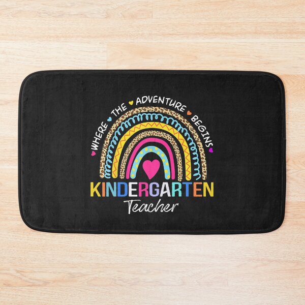 Item preview, Leopard Rainbow Kindergarten Where The Adventure Begins  designed and sold by MatthewBateman.