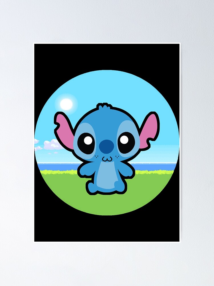 Cute Chibi Stitch Kawaii | Poster