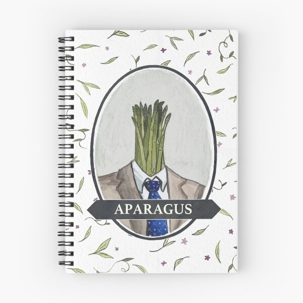 Item preview, ¡Cuchillos fuera! Retrato de espárragos designed and sold by Pikleaf.