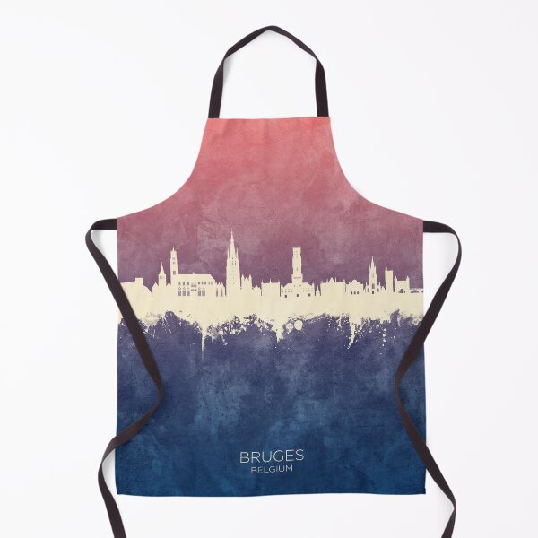 Item preview, Bruges Belgium Skyline designed and sold by ArtPrints.