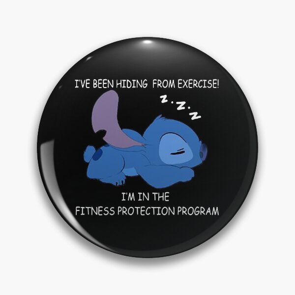 Item preview, Ive Been Hiding From Exercise Im In The Fitness Protection Program Stitch Funny  designed and sold by katrielvergo.