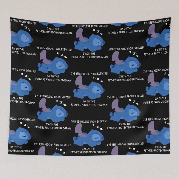 Item preview, Ive Been Hiding From Exercise Im In The Fitness Protection Program Stitch Funny  designed and sold by katrielvergo.