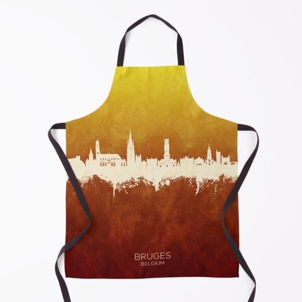 Item preview, Bruges Belgium Skyline designed and sold by ArtPrints.